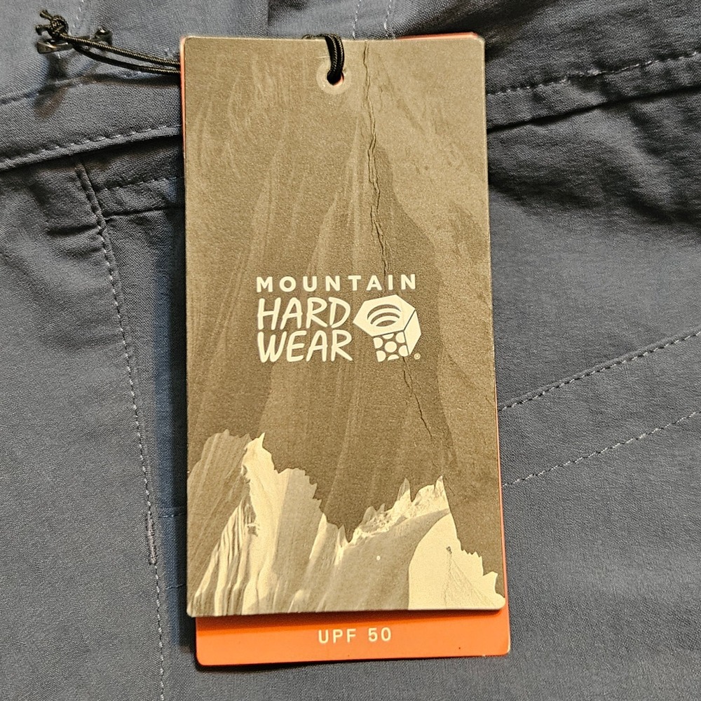 Mountain Hardwear Pants Mens 42 x 30 Blue BASIN TREK Hiking Camp Pants Stretch - Picture 5 of 8